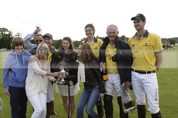 Las Estrellas v Four Quarters Blue in the final of the Jubilee Cup Polo match 2013.06.02