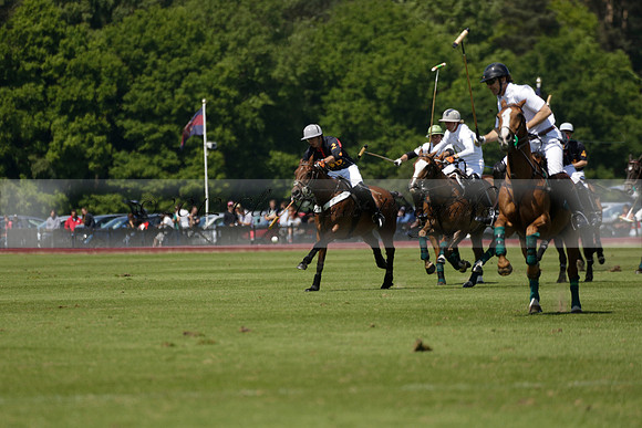 Black Bears v Salkeld in a Cartier Queens Cup polo match 2013.06.05