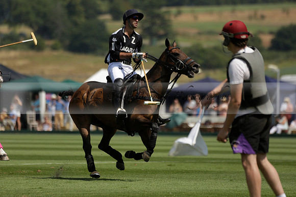 Zacara v Talandracas in a Veuve Clicquot Gold Cup Polo Match 2013.07.18