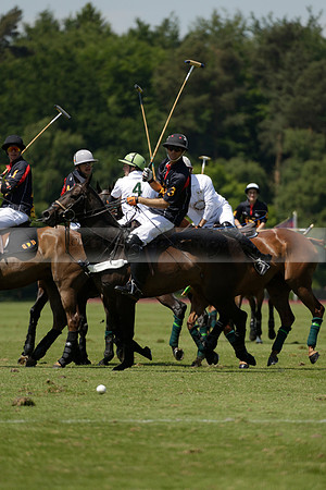 Black Bears v Salkeld in a Cartier Queens Cup polo match 2013.06.05