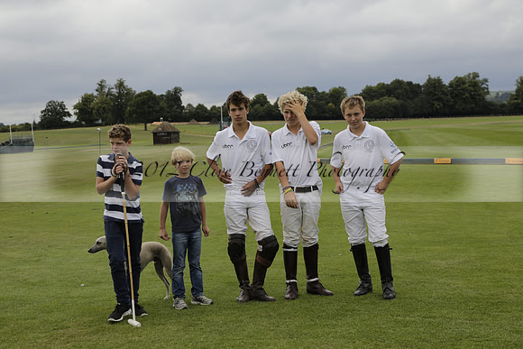 The Colts Cup presentation at Cowdray Park Polo Club on Lawns 2 on Thursday 15 August 2013 2013.08.15