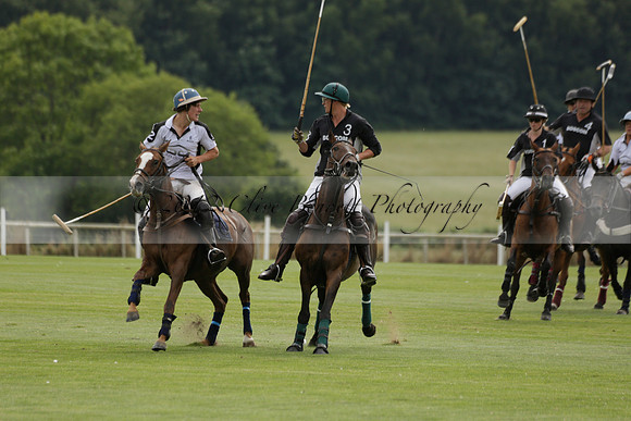 Beau Design v Boscom in an August Rother Cup 4 goal polo match at Cowdray Park Polo Club on Wednesday 07 August 2013