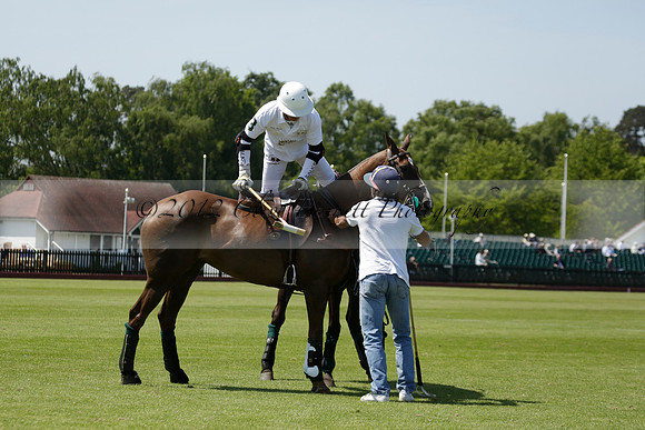 Black Bears v Salkeld in a Cartier Queens Cup polo match 2013.06.05