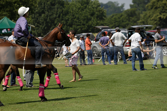 Zacara v Talandracas in a Veuve Clicquot Gold Cup Polo Match 2013.07.18