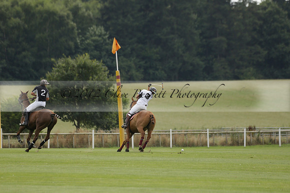 Beau Design v Boscom in an August Rother Cup 4 goal polo match at Cowdray Park Polo Club on Wednesday 07 August 2013