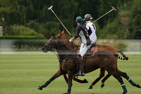 Beau Design v Boscom in an August Rother Cup 4 goal polo match at Cowdray Park Polo Club on Wednesday 07 August 2013