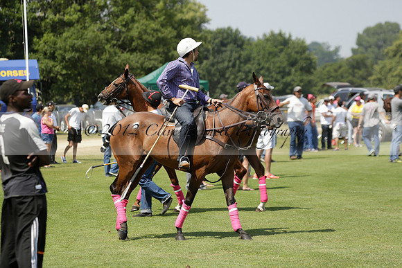 Zacara v Talandracas in a Veuve Clicquot Gold Cup Polo Match 2013.07.18