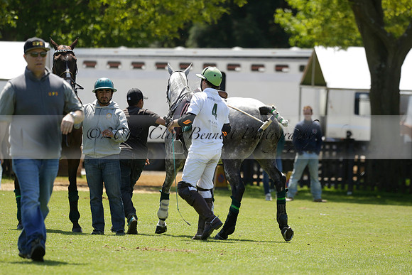 Black Bears v Salkeld in a Cartier Queens Cup polo match 2013.06.05
