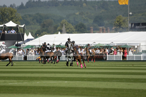 Zacara v Talandracas in a Veuve Clicquot Gold Cup Polo Match 2013.07.18