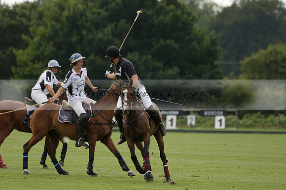 Beau Design v Boscom in an August Rother Cup 4 goal polo match at Cowdray Park Polo Club on Wednesday 07 August 2013