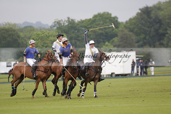 Burningfold v Combe Place in a June 4 Goal Cup polo match 2013.06.11