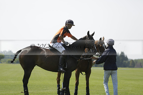 Four Quarters Orange v Montana in a Cicero Cup Polo match 2013.06.06