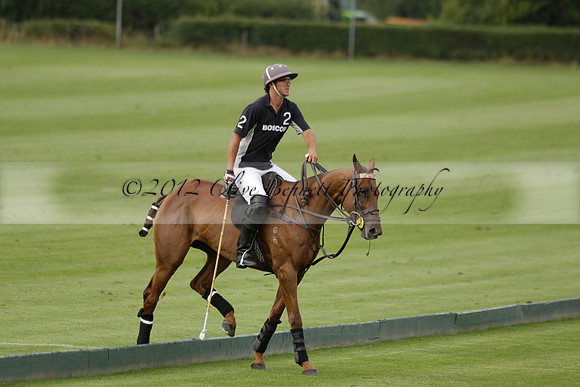 Beau Design v Boscom in an August Rother Cup 4 goal polo match at Cowdray Park Polo Club on Wednesday 07 August 2013