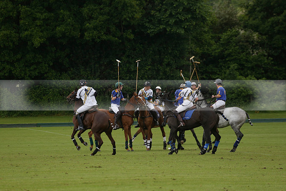 Burningfold v Combe Place in a June 4 Goal Cup polo match 2013.06.11