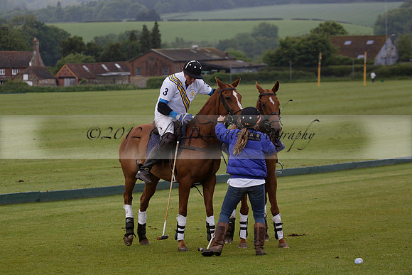Burningfold v Combe Place in a June 4 Goal Cup polo match 2013.06.11