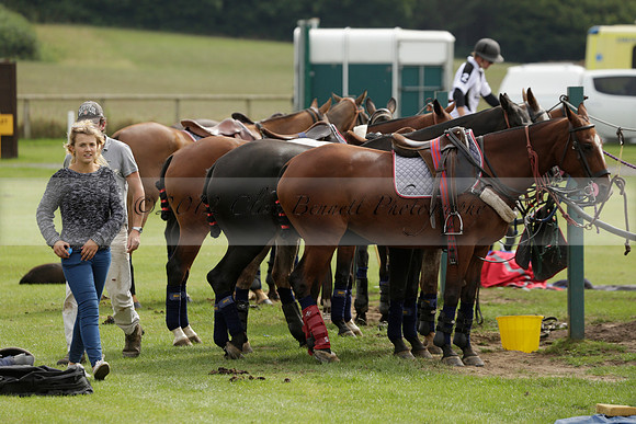 Beau Design v Boscom in an August Rother Cup 4 goal polo match at Cowdray Park Polo Club on Wednesday 07 August 2013