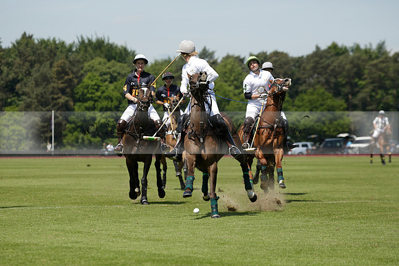 Black Bears v Salkeld in a Cartier Queens Cup polo match 2013.06.05