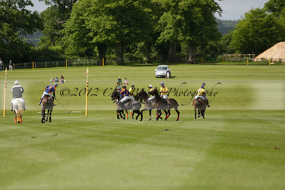 Las Estrellas v Four Quarters Blue in the final of the Jubilee Cup Polo match 2013.06.02