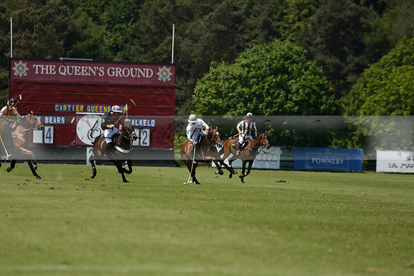 Black Bears v Salkeld in a Cartier Queens Cup polo match 2013.06.05