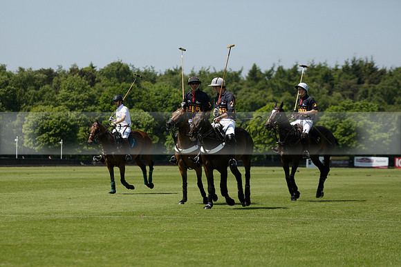 Black Bears v Salkeld in a Cartier Queens Cup polo match 2013.06.05