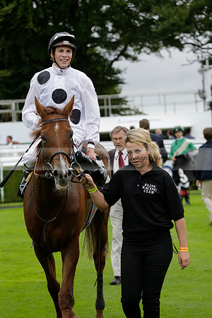Race 6 Goodwood The British Stallion Studs Turf Club E.B.F. Fillies Stakes. 20130731. Race winner Ribbons owner Elite Racing Club