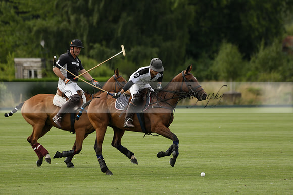 Beau Design v Boscom in an August Rother Cup 4 goal polo match at Cowdray Park Polo Club on Wednesday 07 August 2013
