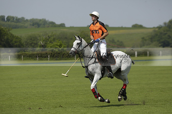 Four Quarters Orange v Montana in a Cicero Cup Polo match 2013.06.06