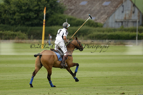 Beau Design v Boscom in an August Rother Cup 4 goal polo match at Cowdray Park Polo Club on Wednesday 07 August 2013