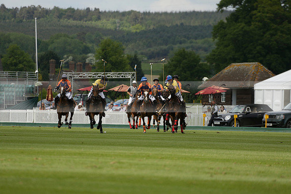 Las Estrellas v Four Quarters Blue in the final of the Jubilee Cup Polo match 2013.06.02
