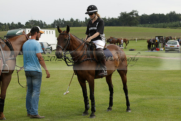 Beau Design v Boscom in an August Rother Cup 4 goal polo match at Cowdray Park Polo Club on Wednesday 07 August 2013
