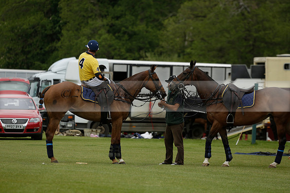 Las Estrellas v Four Quarters Blue in the final of the Jubilee Cup Polo match 2013.06.02