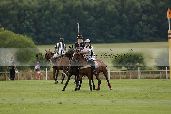 Beau Design v Boscom in an August Rother Cup 4 goal polo match at Cowdray Park Polo Club on Wednesday 07 August 2013