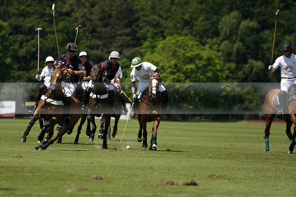 Black Bears v Salkeld in a Cartier Queens Cup polo match 2013.06.05