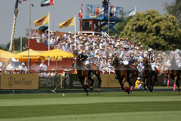 Zacara v Talandracas in a Veuve Clicquot Gold Cup Polo Match 2013.07.18