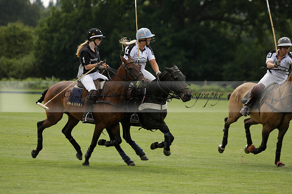 Beau Design v Boscom in an August Rother Cup 4 goal polo match at Cowdray Park Polo Club on Wednesday 07 August 2013