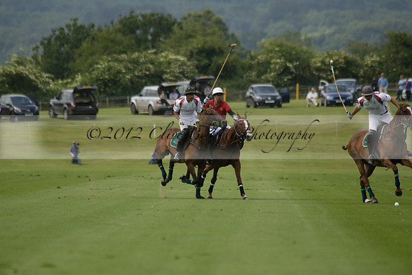 Dubai v La Bamba de Areco in a Veuve Clicquot Gold Cup Polo Match 2013.07.04
