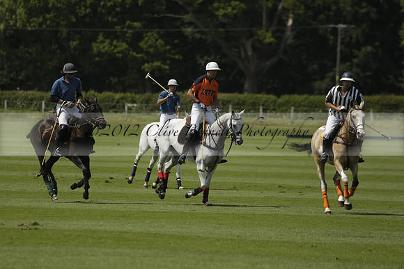 Four Quarters Orange v Montana in a Cicero Cup Polo match 2013.06.06