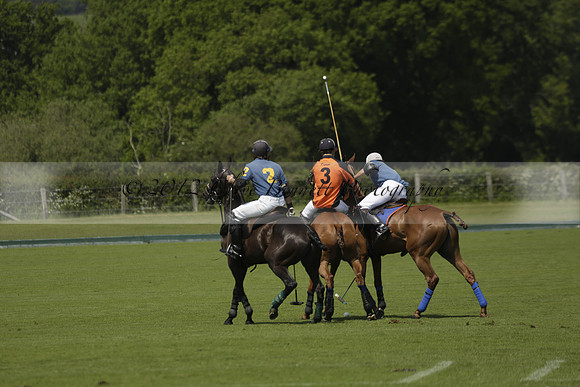 Four Quarters Orange v Montana in a Cicero Cup Polo match 2013.06.06