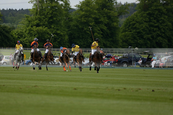 Las Estrellas v Four Quarters Blue in the final of the Jubilee Cup Polo match 2013.06.02