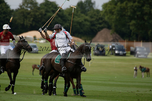 Dubai v La Bamba de Areco in a Veuve Clicquot Gold Cup Polo Match 2013.07.04