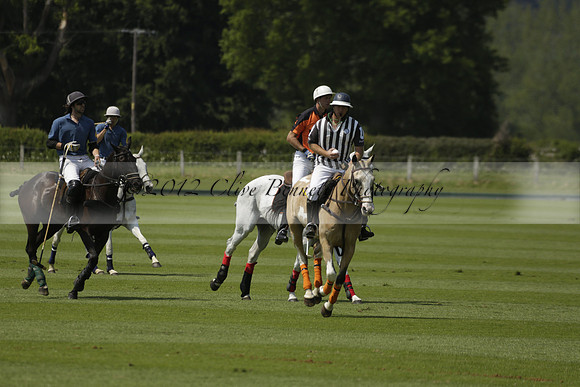 Four Quarters Orange v Montana in a Cicero Cup Polo match 2013.06.06