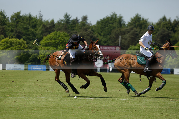 Black Bears v Salkeld in a Cartier Queens Cup polo match 2013.06.05