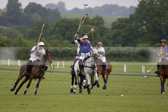 Burningfold v Combe Place in a June 4 Goal Cup polo match 2013.06.11
