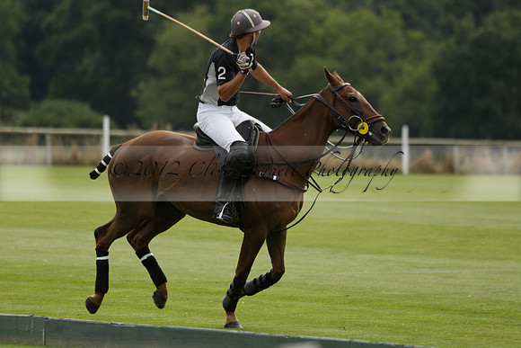 Beau Design v Boscom in an August Rother Cup 4 goal polo match at Cowdray Park Polo Club on Wednesday 07 August 2013