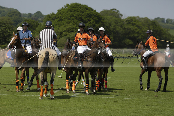 Four Quarters Orange v Montana in a Cicero Cup Polo match 2013.06.06