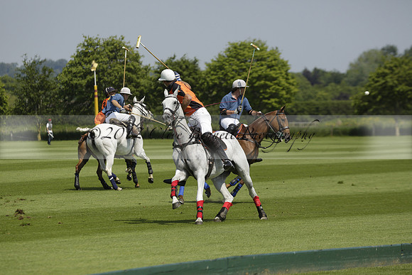 Four Quarters Orange v Montana in a Cicero Cup Polo match 2013.06.06