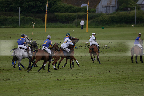 Burningfold v Combe Place in a June 4 Goal Cup polo match 2013.06.11
