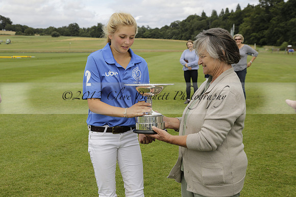 The Colts Cup presentation at Cowdray Park Polo Club on Lawns 2 on Thursday 15 August 2013 2013.08.15