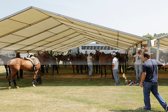 Zacara v Talandracas in a Veuve Clicquot Gold Cup Polo Match 2013.07.18