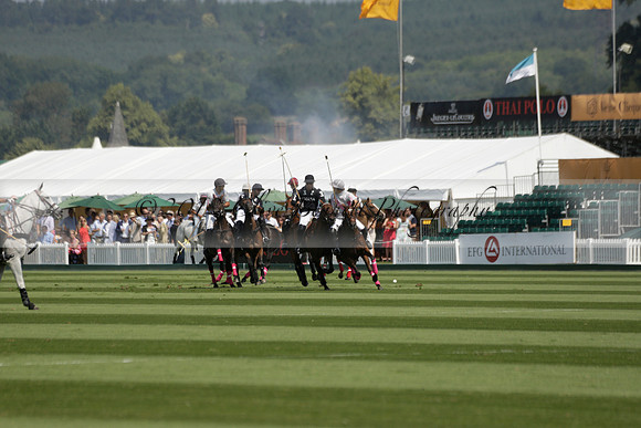 Zacara v Talandracas in a Veuve Clicquot Gold Cup Polo Match 2013.07.18